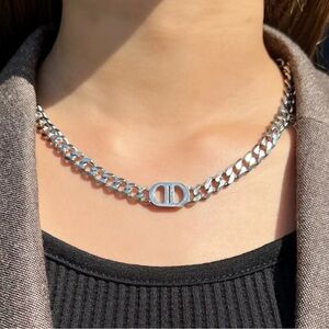 Cuban Link Silver Chain Necklace